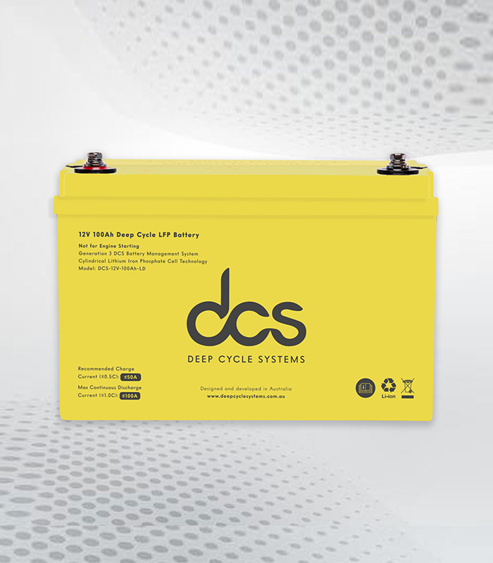  Batterie au lithium mince de 100 Ah